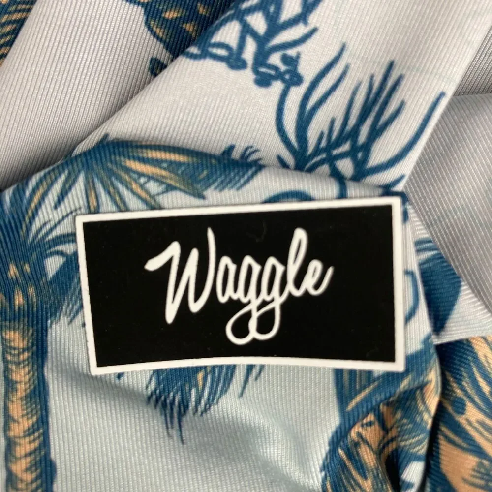 Waggle Dinosaur Golf Polo Shirt Men 2XL All Over Print Stretch Casual - Picture 7 of 8